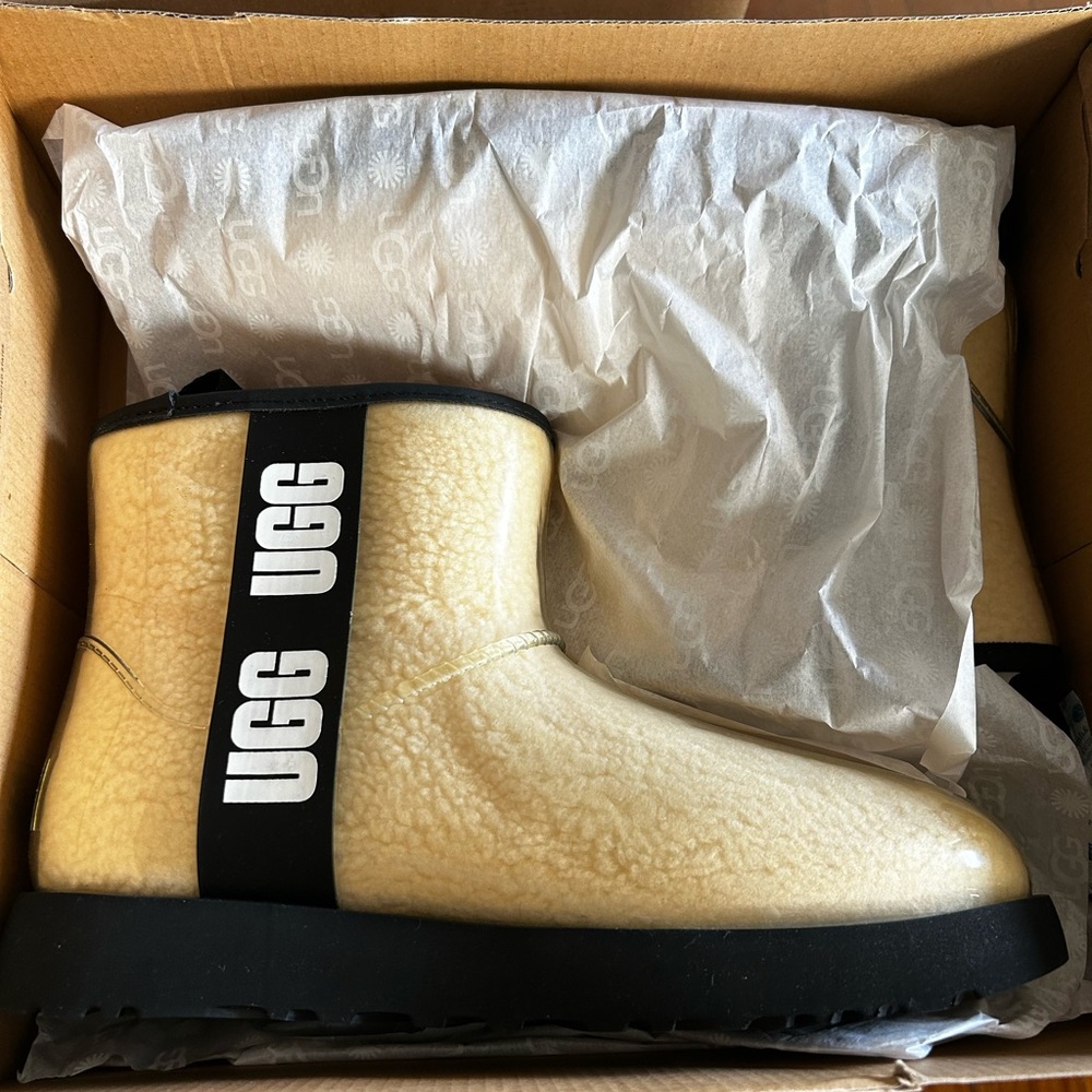 UGG Beige Shearling Boots